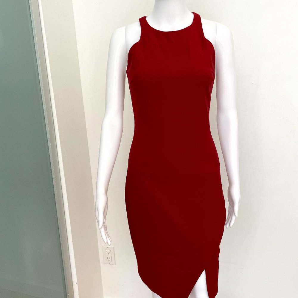 Elizabeth and James Red, Rust Racerback Dress, Size 4